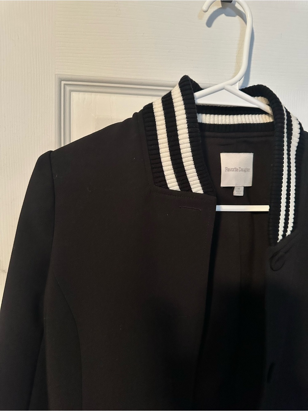 Favorite Daughter Black Varsity Blazer - worn just once - Picture 9 of 9
